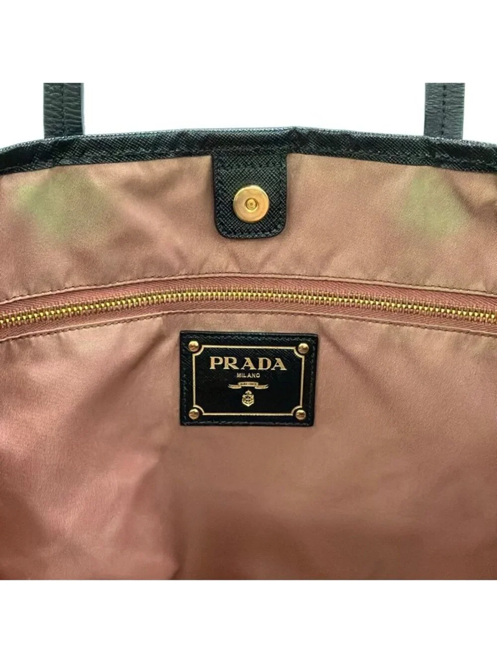 Prada Tote Black Leather